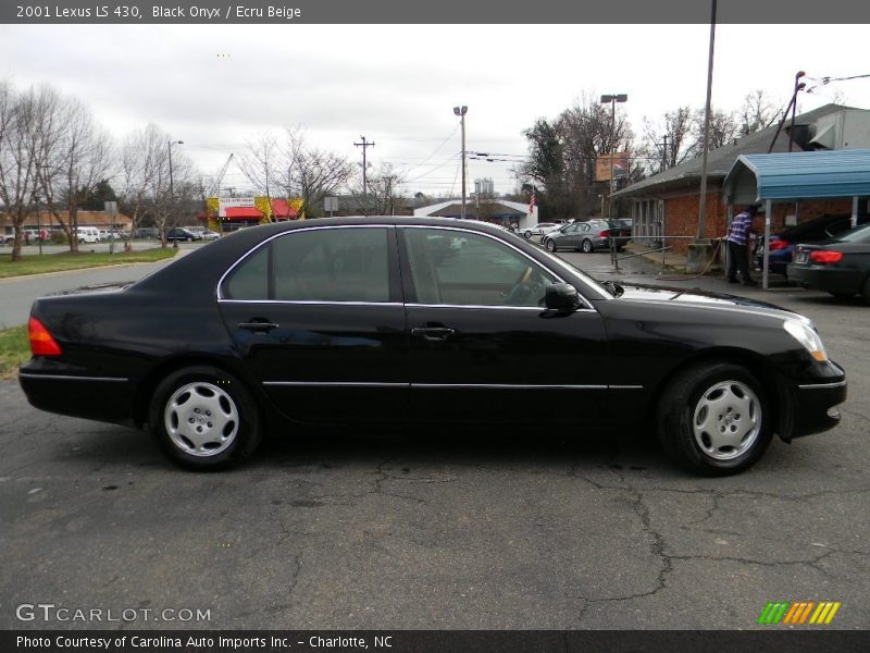 Black Onyx / Ecru Beige 2001 Lexus LS 430