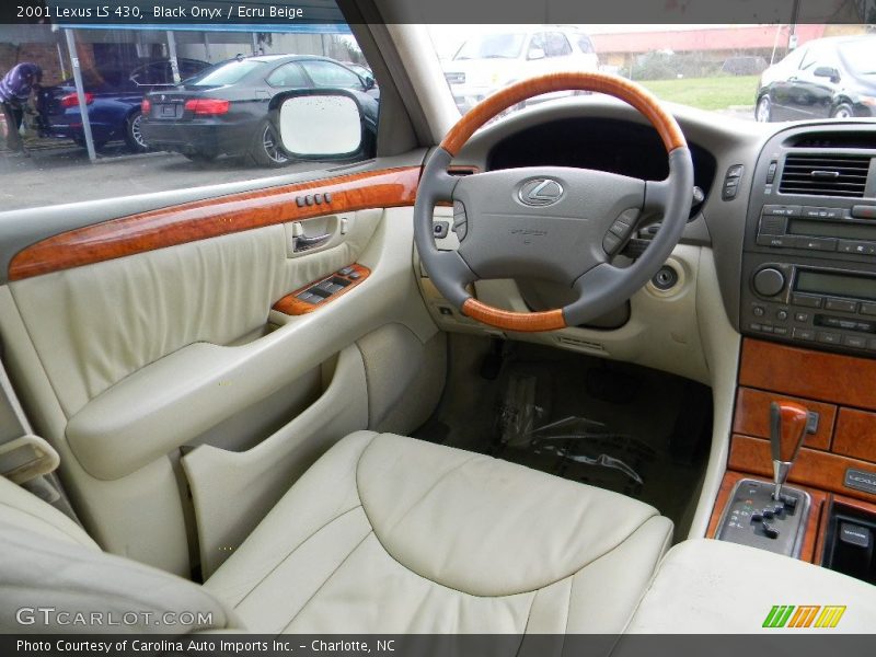 Black Onyx / Ecru Beige 2001 Lexus LS 430