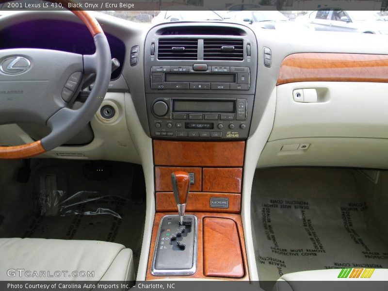 Black Onyx / Ecru Beige 2001 Lexus LS 430