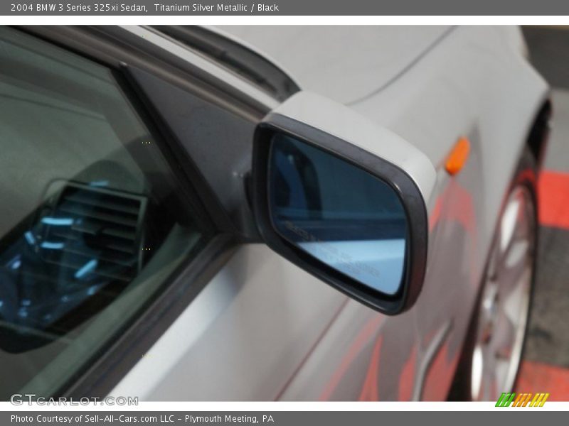 Titanium Silver Metallic / Black 2004 BMW 3 Series 325xi Sedan