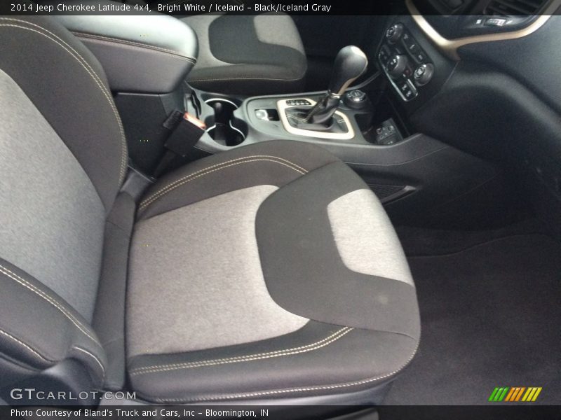 Bright White / Iceland - Black/Iceland Gray 2014 Jeep Cherokee Latitude 4x4
