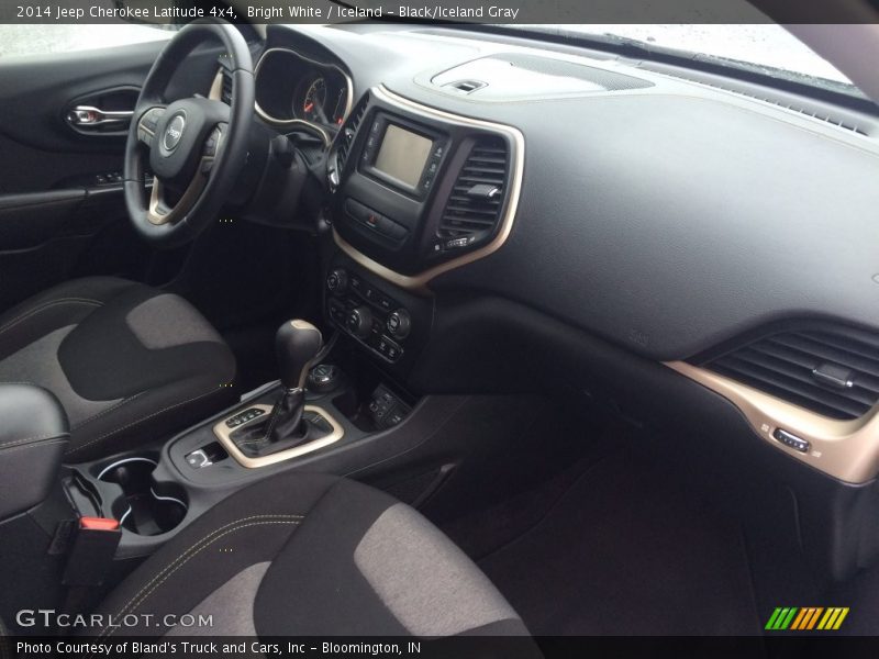 Bright White / Iceland - Black/Iceland Gray 2014 Jeep Cherokee Latitude 4x4
