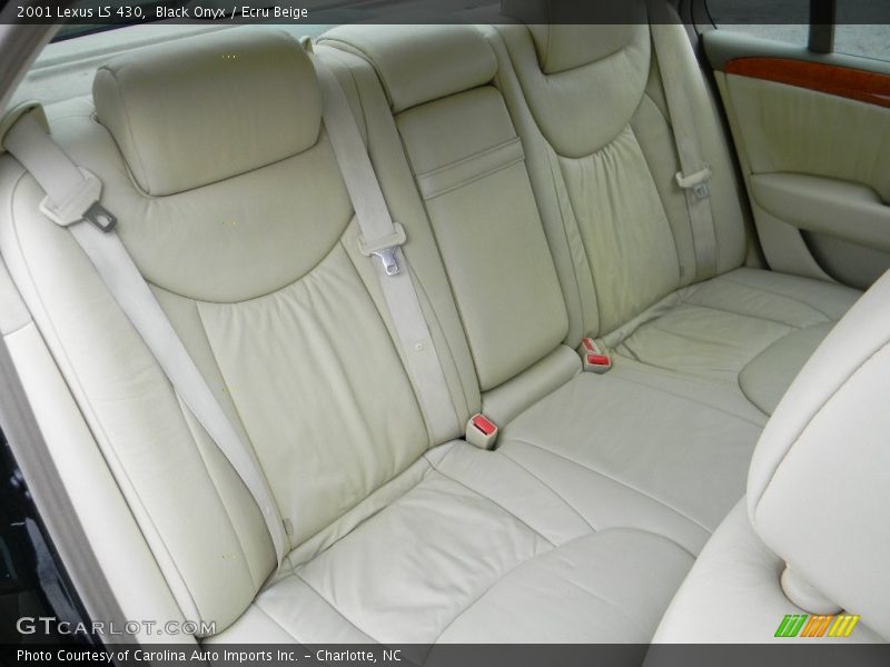 Black Onyx / Ecru Beige 2001 Lexus LS 430