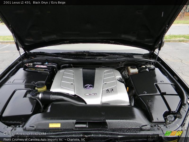 Black Onyx / Ecru Beige 2001 Lexus LS 430