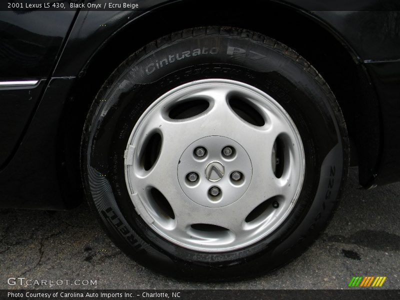 Black Onyx / Ecru Beige 2001 Lexus LS 430