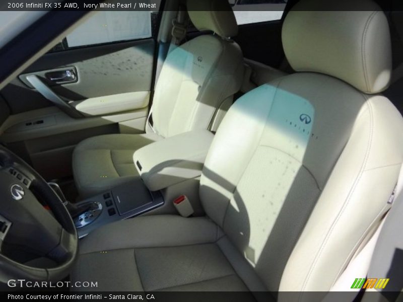 Ivory White Pearl / Wheat 2006 Infiniti FX 35 AWD