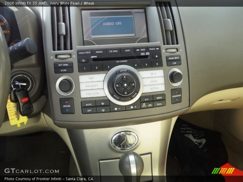 Ivory White Pearl / Wheat 2006 Infiniti FX 35 AWD