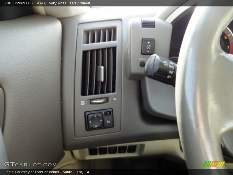 Ivory White Pearl / Wheat 2006 Infiniti FX 35 AWD