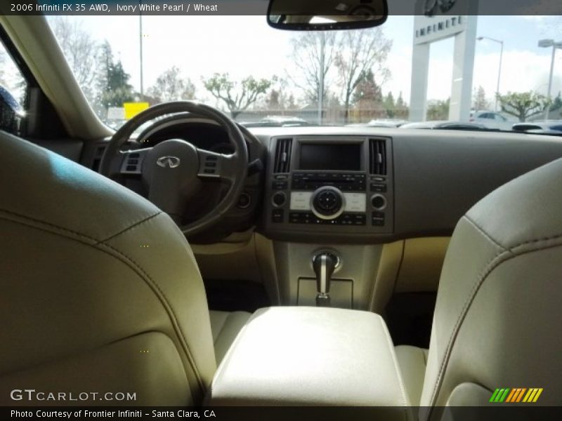 Ivory White Pearl / Wheat 2006 Infiniti FX 35 AWD