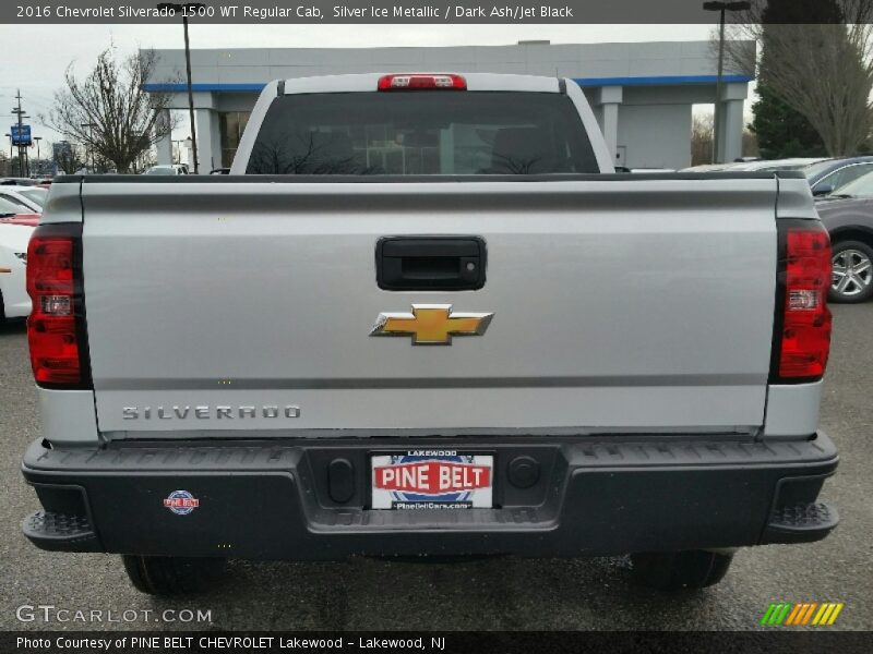 Silver Ice Metallic / Dark Ash/Jet Black 2016 Chevrolet Silverado 1500 WT Regular Cab