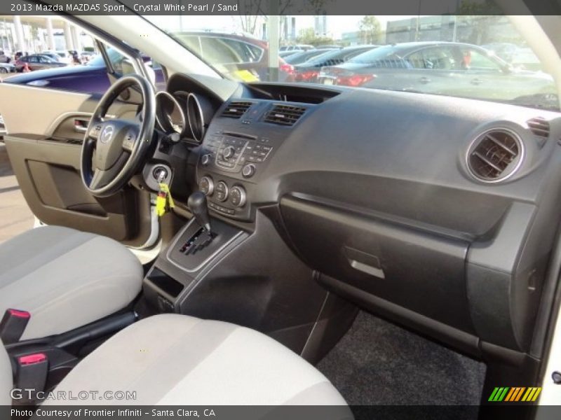 Crystal White Pearl / Sand 2013 Mazda MAZDA5 Sport