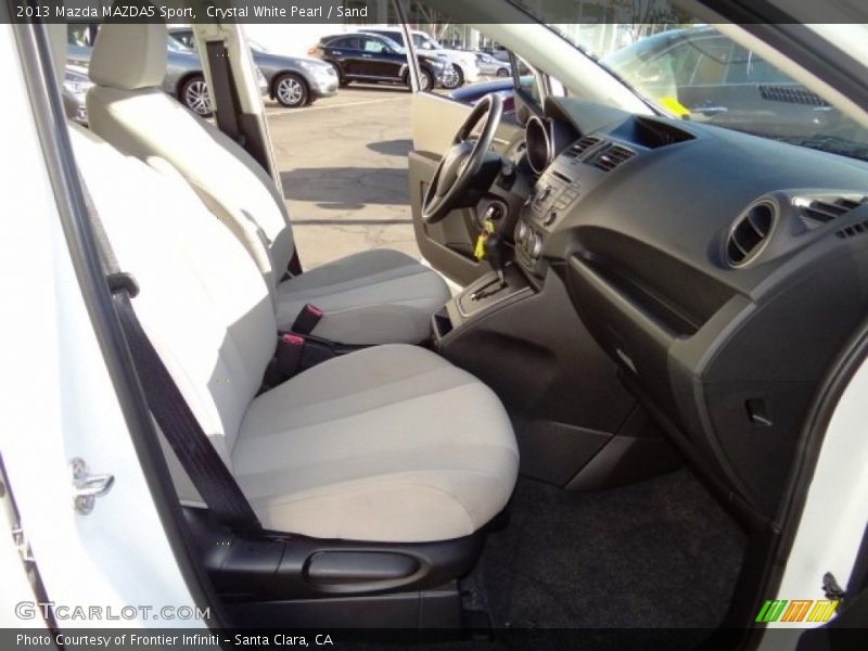 Crystal White Pearl / Sand 2013 Mazda MAZDA5 Sport