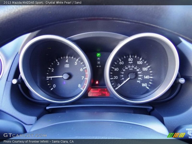 Crystal White Pearl / Sand 2013 Mazda MAZDA5 Sport
