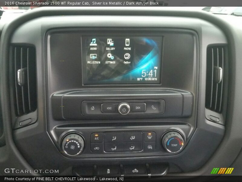 Silver Ice Metallic / Dark Ash/Jet Black 2016 Chevrolet Silverado 1500 WT Regular Cab