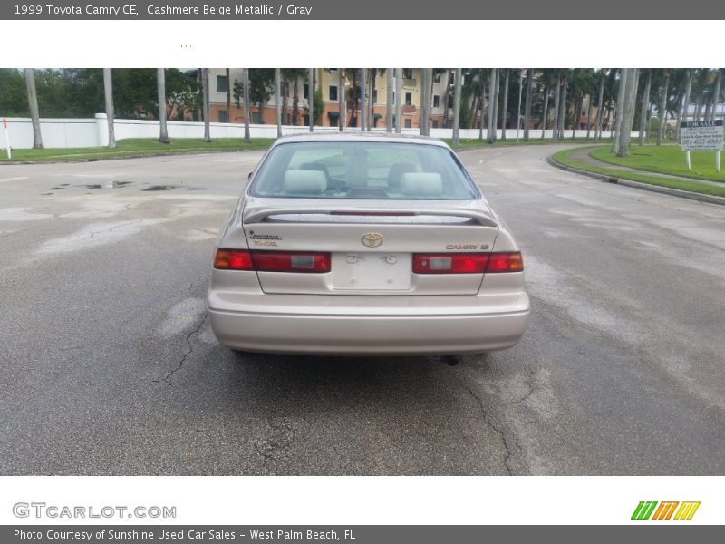 Cashmere Beige Metallic / Gray 1999 Toyota Camry CE