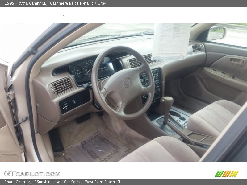 Cashmere Beige Metallic / Gray 1999 Toyota Camry CE