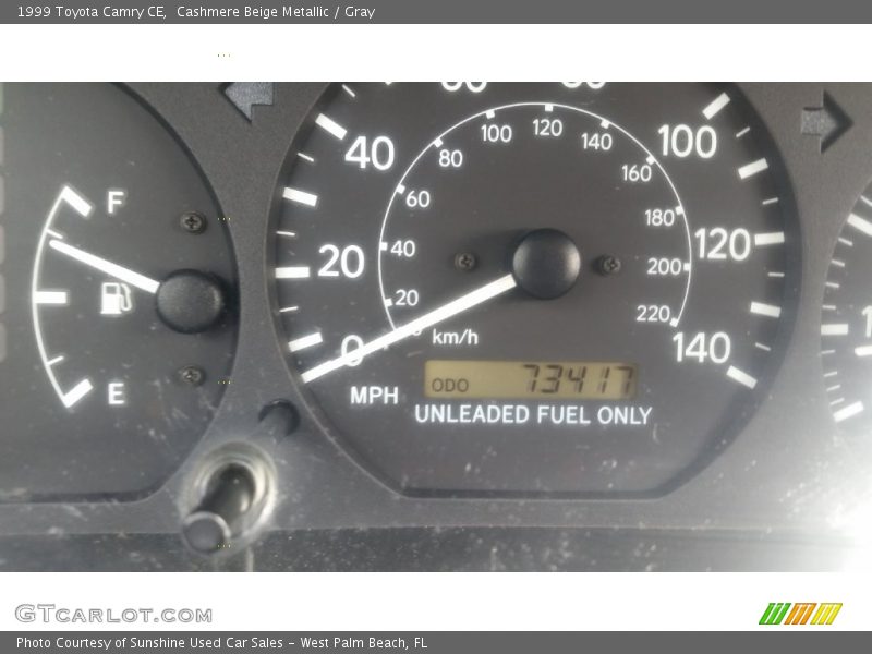 Cashmere Beige Metallic / Gray 1999 Toyota Camry CE