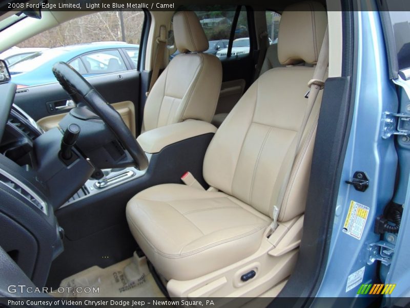Light Ice Blue Metallic / Camel 2008 Ford Edge Limited