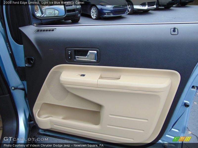 Light Ice Blue Metallic / Camel 2008 Ford Edge Limited