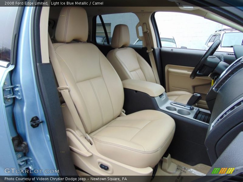 Light Ice Blue Metallic / Camel 2008 Ford Edge Limited