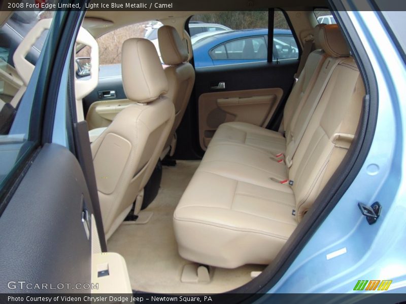 Light Ice Blue Metallic / Camel 2008 Ford Edge Limited