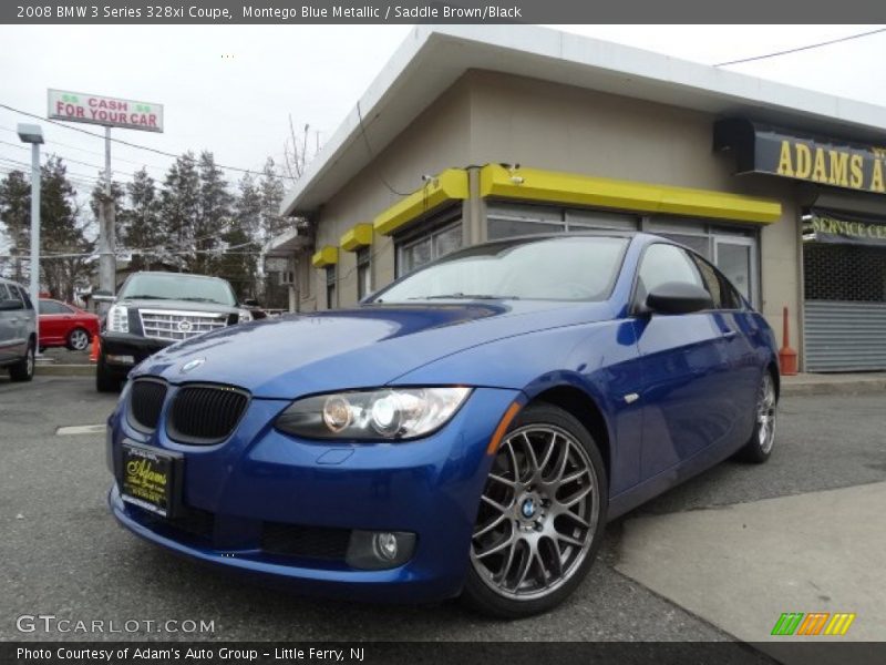 Montego Blue Metallic / Saddle Brown/Black 2008 BMW 3 Series 328xi Coupe