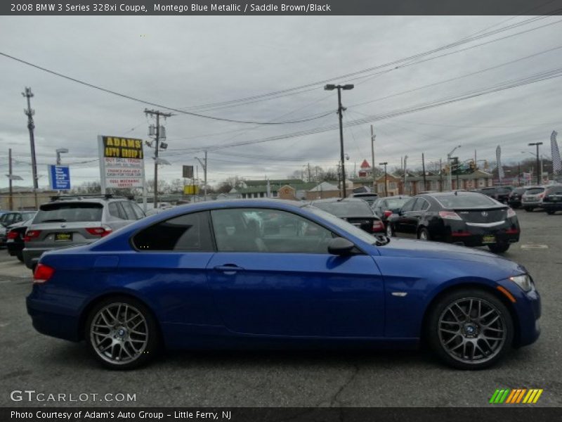 Montego Blue Metallic / Saddle Brown/Black 2008 BMW 3 Series 328xi Coupe