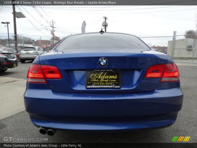 Montego Blue Metallic / Saddle Brown/Black 2008 BMW 3 Series 328xi Coupe