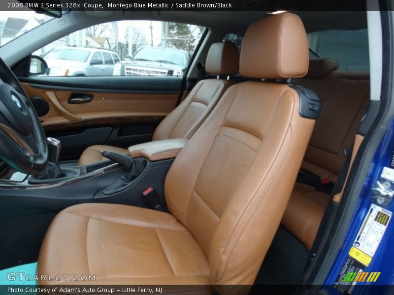 Front Seat of 2008 3 Series 328xi Coupe