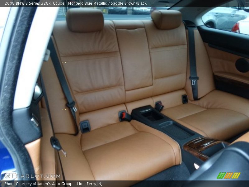 Rear Seat of 2008 3 Series 328xi Coupe