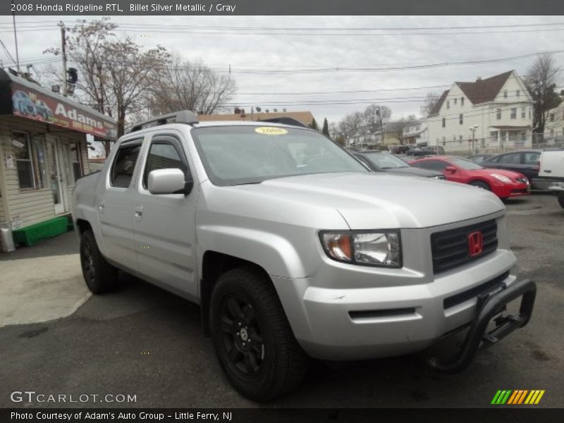 Billet Silver Metallic / Gray 2008 Honda Ridgeline RTL