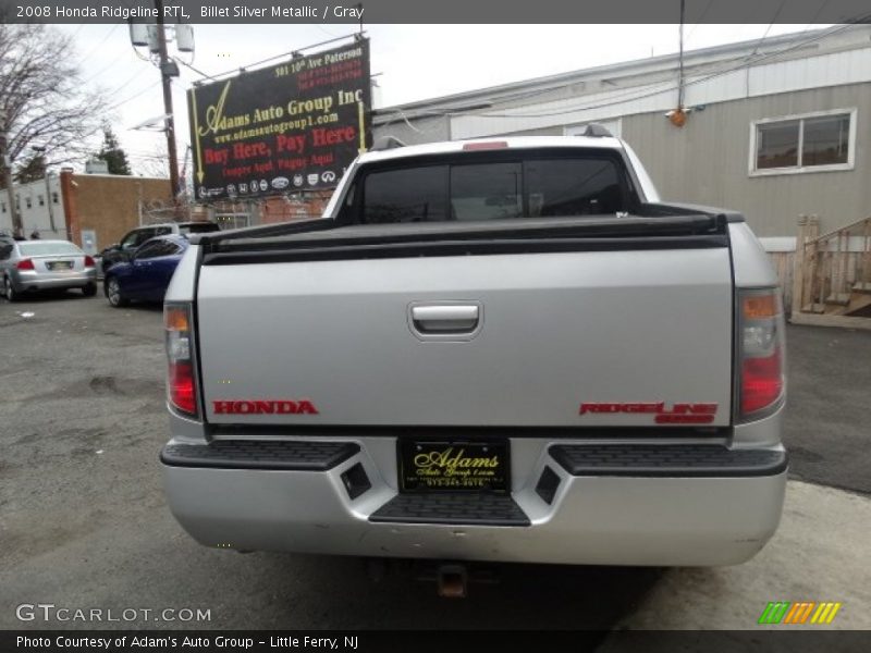 Billet Silver Metallic / Gray 2008 Honda Ridgeline RTL