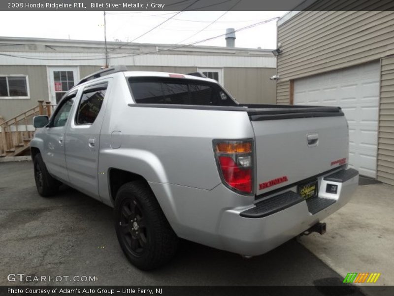 Billet Silver Metallic / Gray 2008 Honda Ridgeline RTL