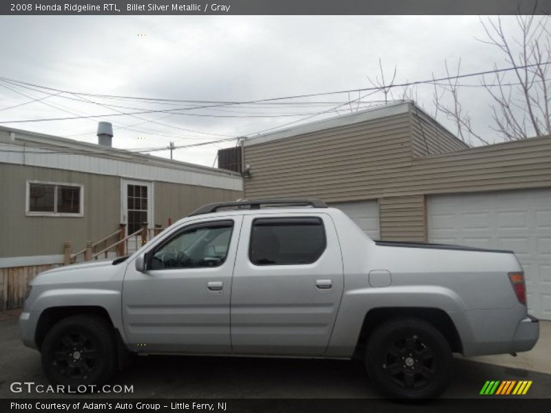 Billet Silver Metallic / Gray 2008 Honda Ridgeline RTL