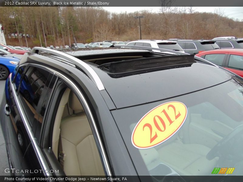 Black Ice Metallic / Shale/Ebony 2012 Cadillac SRX Luxury