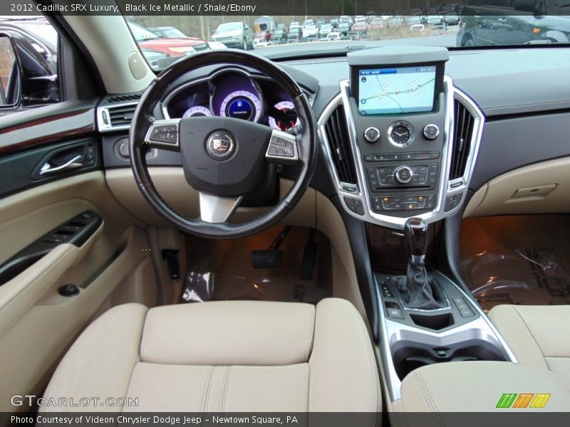 Black Ice Metallic / Shale/Ebony 2012 Cadillac SRX Luxury