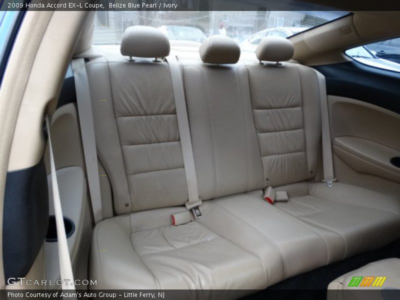 Belize Blue Pearl / Ivory 2009 Honda Accord EX-L Coupe