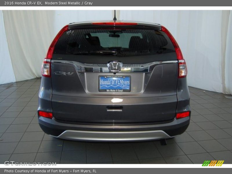 Modern Steel Metallic / Gray 2016 Honda CR-V EX