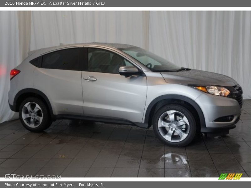Alabaster Silver Metallic / Gray 2016 Honda HR-V EX