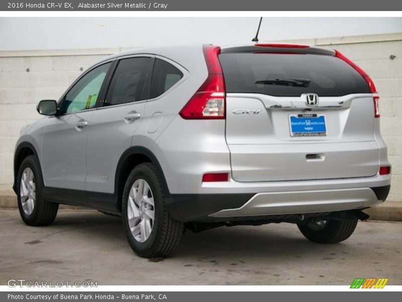 Alabaster Silver Metallic / Gray 2016 Honda CR-V EX