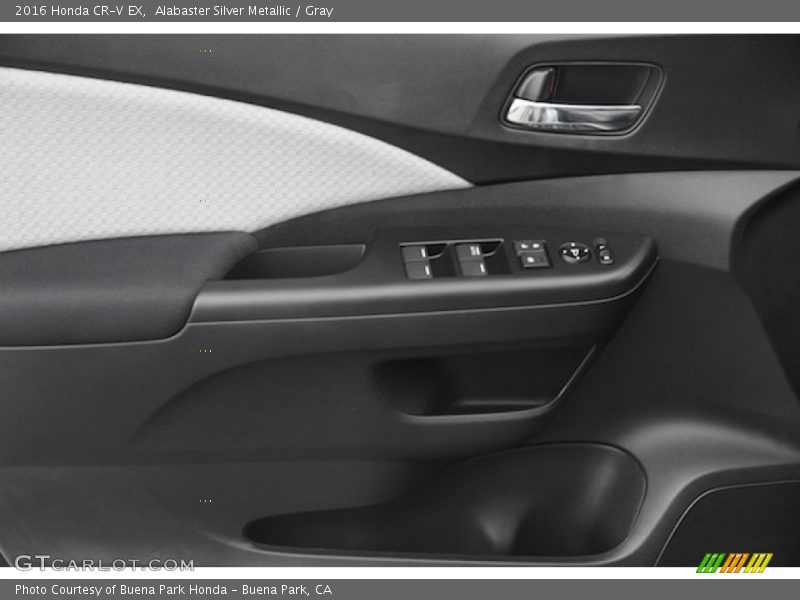 Alabaster Silver Metallic / Gray 2016 Honda CR-V EX