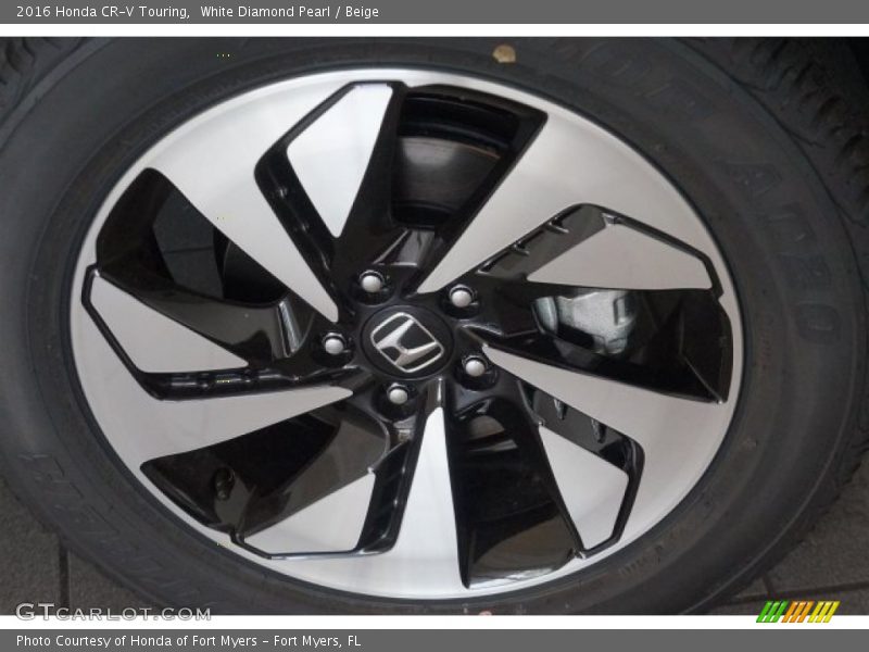 White Diamond Pearl / Beige 2016 Honda CR-V Touring