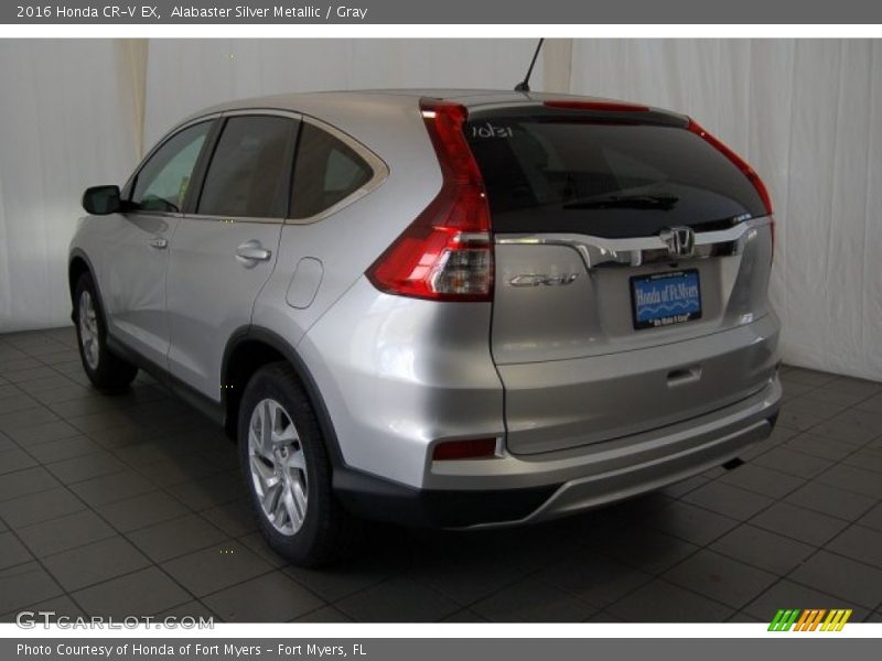 Alabaster Silver Metallic / Gray 2016 Honda CR-V EX