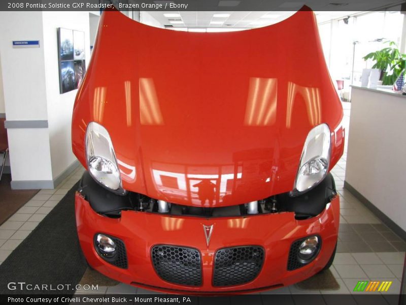 Brazen Orange / Ebony 2008 Pontiac Solstice GXP Roadster