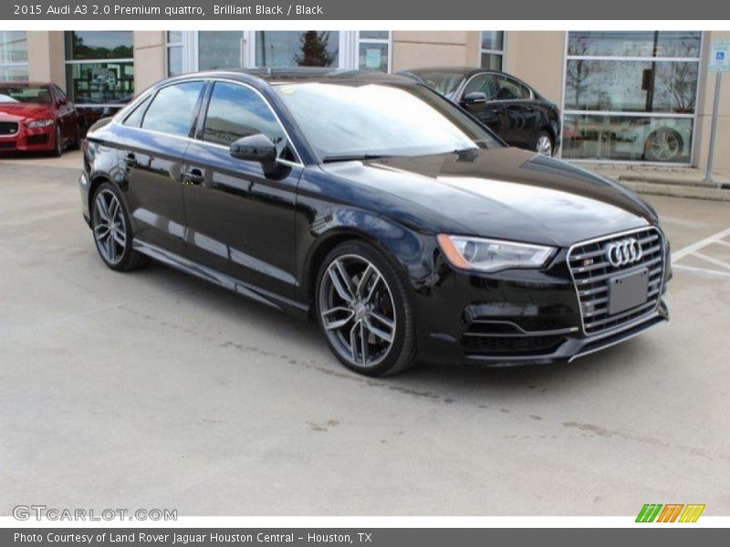 Brilliant Black / Black 2015 Audi A3 2.0 Premium quattro