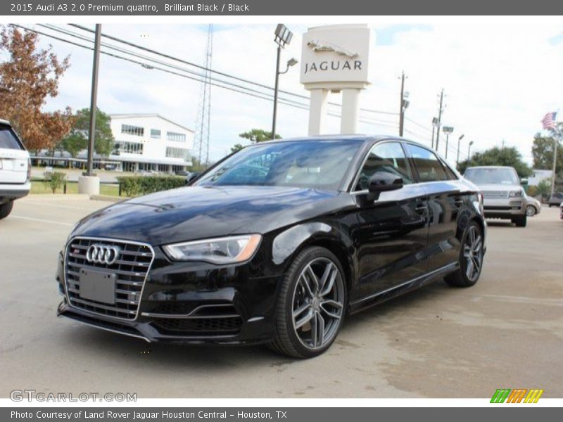 Brilliant Black / Black 2015 Audi A3 2.0 Premium quattro