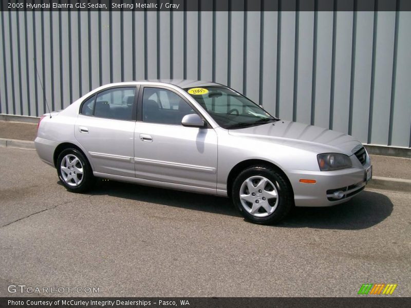 Sterling Metallic / Gray 2005 Hyundai Elantra GLS Sedan