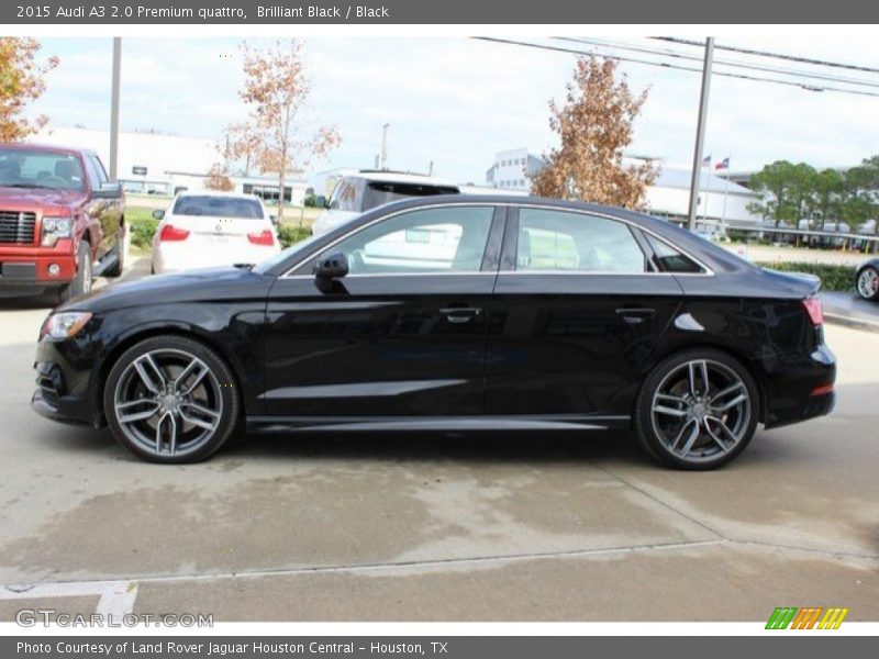 Brilliant Black / Black 2015 Audi A3 2.0 Premium quattro