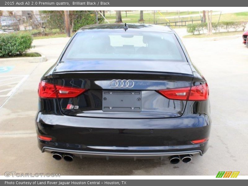 Brilliant Black / Black 2015 Audi A3 2.0 Premium quattro