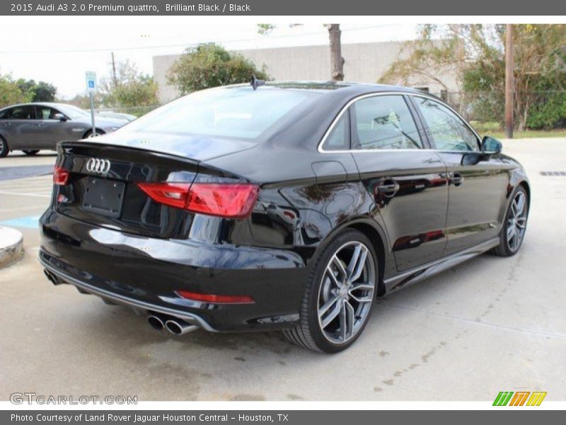 Brilliant Black / Black 2015 Audi A3 2.0 Premium quattro
